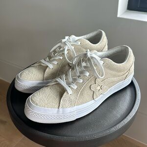 Gently worn Converse One Star OX x Golf Le Fleur Vanilla tyler creator.